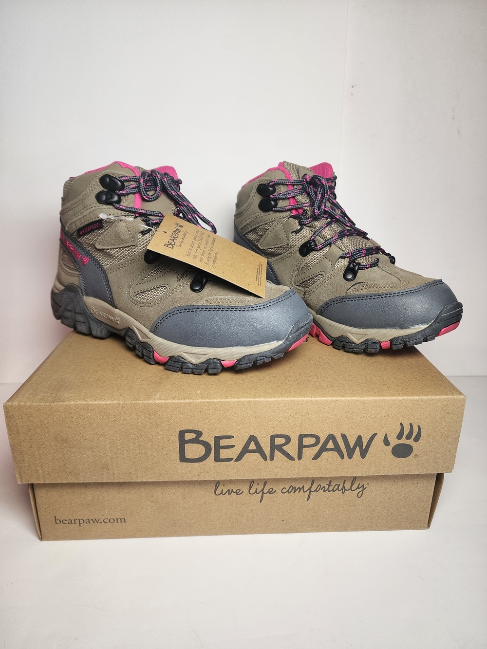 Bearpaw Womens Corsica Boots | Taupe | Authentic New